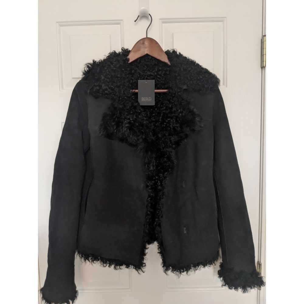 BIRD by Juicy Couture Lamb Shirling Jacket